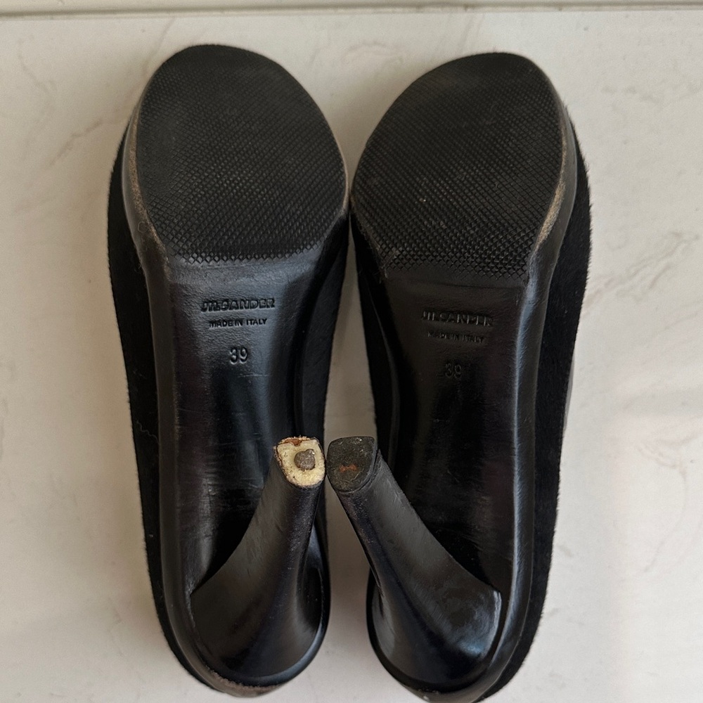 Jil Sander Pony Hair and Patent Leather High Heel - Picture 7 of 10